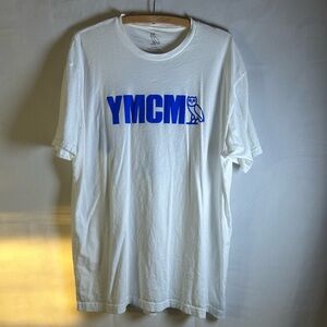 Drake OVO Fest YMCMB Men’s White T-Shirt Tee. Size XL